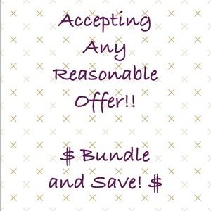 ‼️Bundle TWO ITEMS or more NAME A PRICE‼️